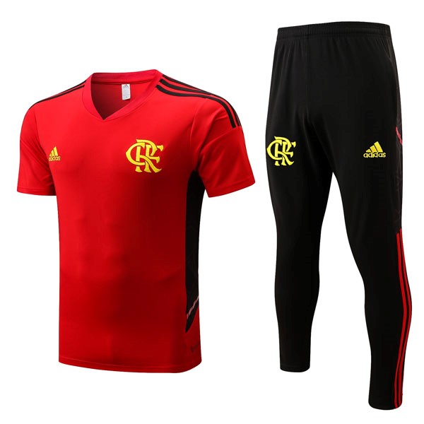 Camiseta Flamengo Conjunto Completo 2022 2023 Rojo